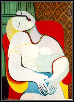 "Le R�ve " ("The Dream") by Pablo Picasso - 1932